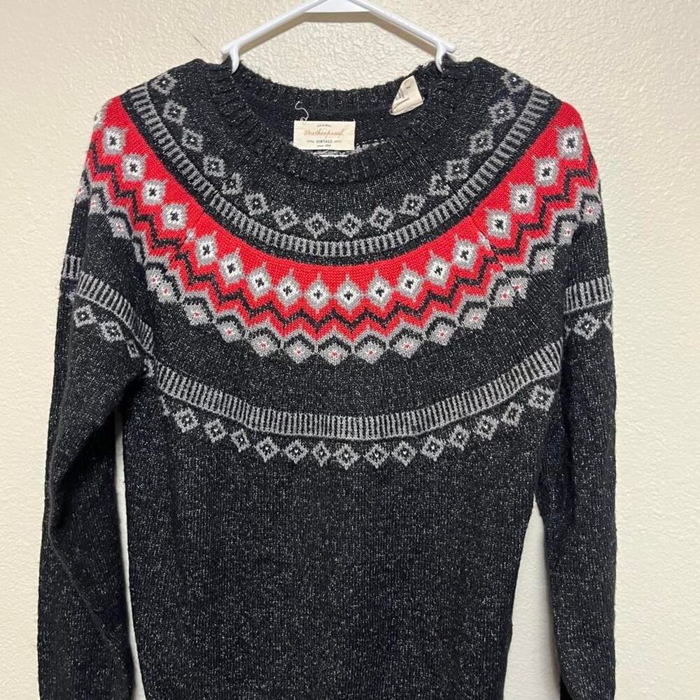 Weatherproof Women's Grey and Black Jumper